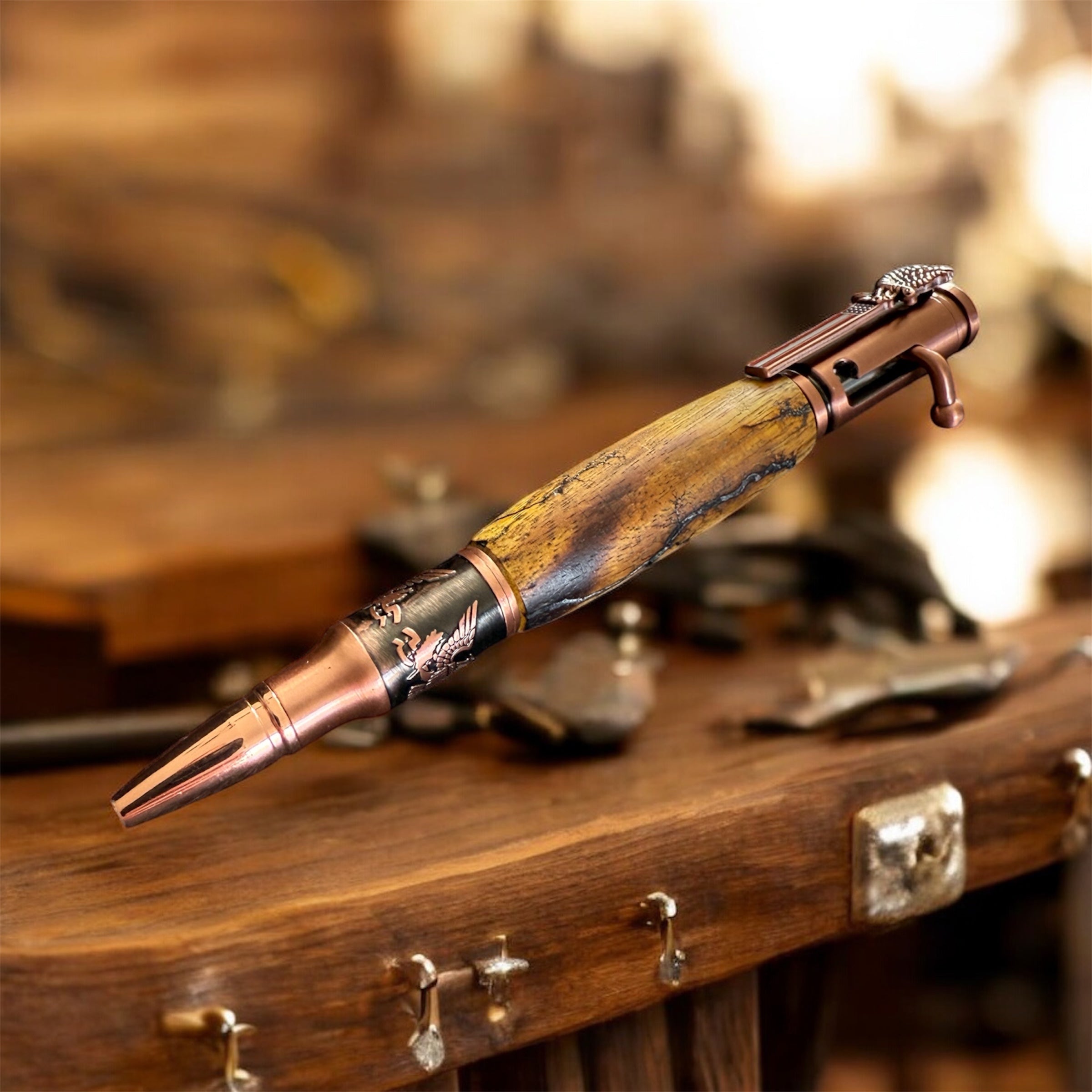 Copper Eagle Fractal Pen